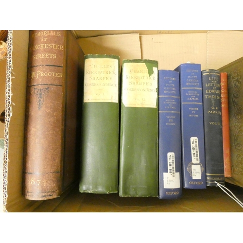 117 - Local History & Memoirs, etc.  A carton of various vols. incl. Scottish & Manchester interes... 