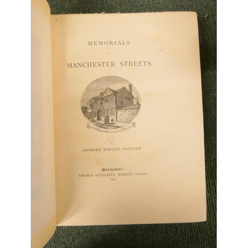 117 - Local History & Memoirs, etc.  A carton of various vols. incl. Scottish & Manchester interes... 