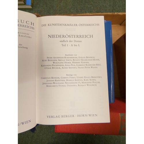 137 - Dehio-Handbuch die Kunstdenkmaler Osterreichs. 7 various vols., six being in d.w's.... 