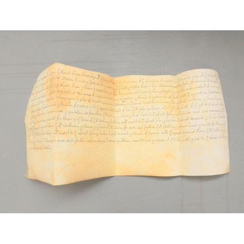 153 - Documents & Ephemera.  A Collectors gallimaufry collection of vellum & paper documents, rece... 