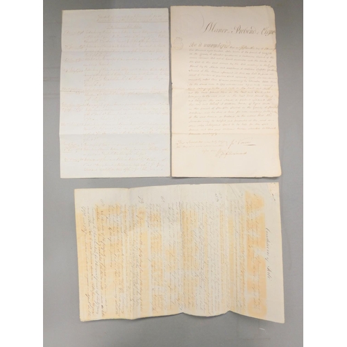 154 - Documents & Ephemera - Herefordshire - Hereford - Eign Corn Mill.  18th-19th century. Bundle of ... 