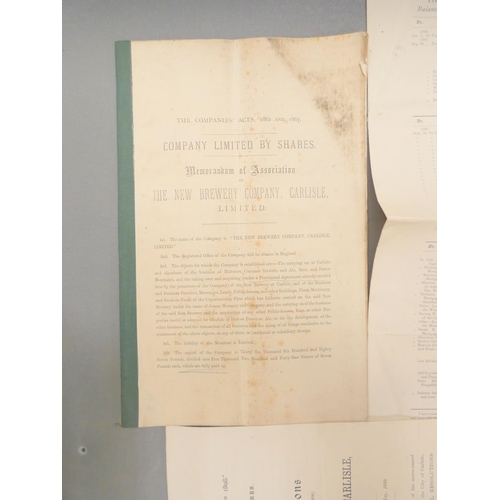 158 - Documents & Ephemera.  19th-early 20th century. Accumulation of tradesmen's bills, rec... 