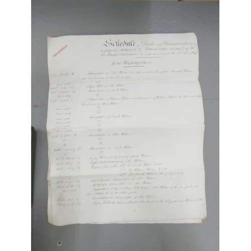 159 - Documents & Ephemera - Oxfordshire - Deddington Manor House & Adderbury, The Risley & Co... 