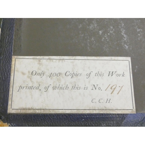 162 - HODGES CHARLES CLEMENT.  The Abbey of St. Andrew Hexham, A Monograph. Rubricated col. title, subscri... 