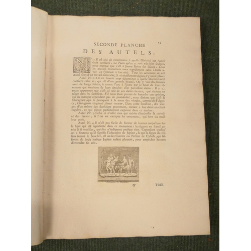 163 - BARBAULT JEAN.  Recueil de Divers Monumens Anciens Repandus en Plusieurs Endroits de L'Italie. Half ... 