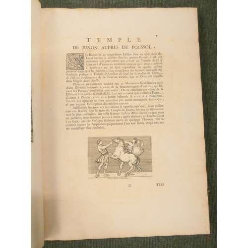 163 - BARBAULT JEAN.  Recueil de Divers Monumens Anciens Repandus en Plusieurs Endroits de L'Italie. Half ... 