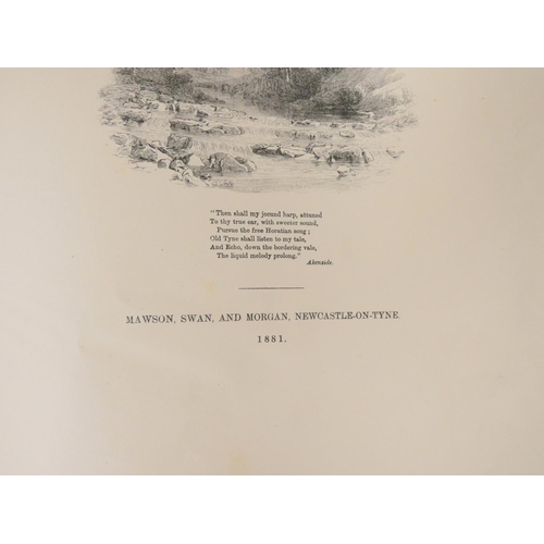 171 - CARMICHAEL J. W.  Pictures of Tyneside or Life & Scenery on the River Tyne Sixty Years... 