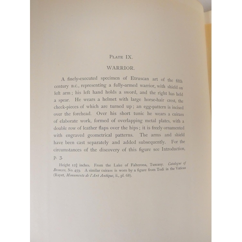 172 - WALTERS H. B.  British Museum, Select Bronzes, Greek, Roman & Etruscan in the Departments of Ant... 