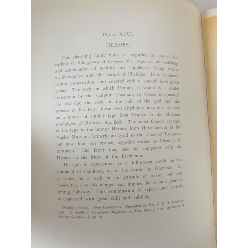 172 - WALTERS H. B.  British Museum, Select Bronzes, Greek, Roman & Etruscan in the Departments of Ant... 