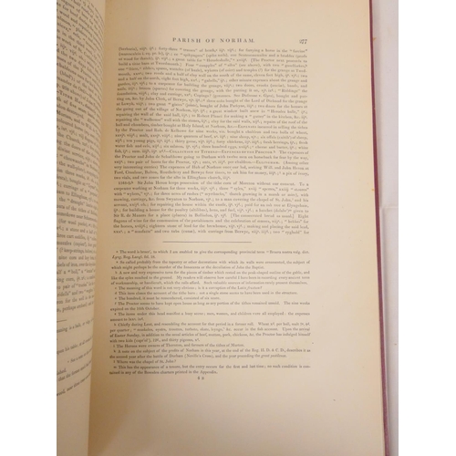 173 - RAINE JAMES.  The History & Antiquities of North Durham. Eng. frontis, map & plate... 