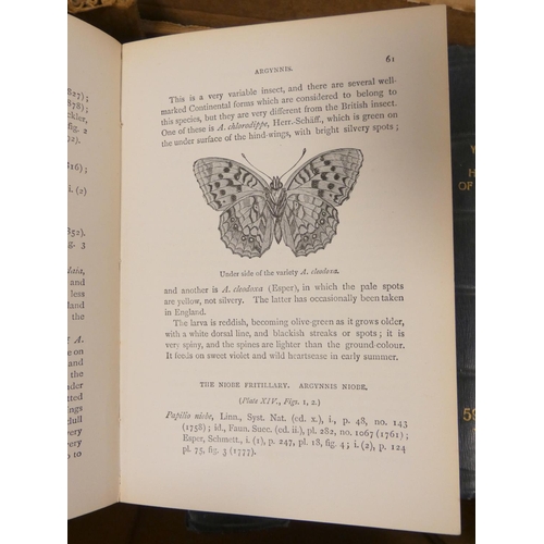 177 - KIRBY W. F.  Lloyd's Natural History - Butterflies, vols. 1, 2 & 3 & Butterflies &... 