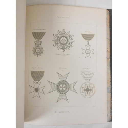 178 - BERRY WILLIAM.  Encyclopedia Heraldica or Complete Dictionary of Heraldry. 3 vols. incl. p... 