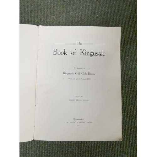 180 - Golf.  The Book of Kingussie, A Souvenir of the Kingussie Golf Club Bazaar, edited by Robert Lester ... 