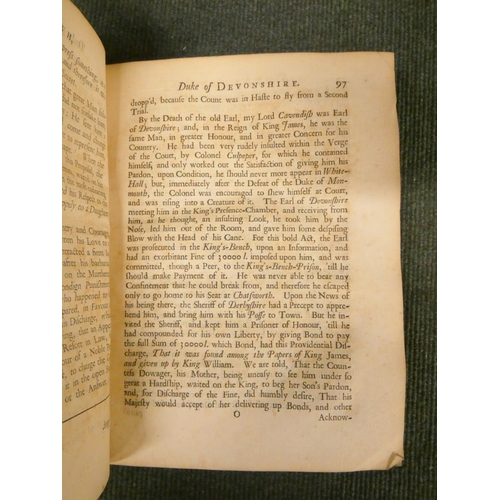 202 - COLLINS ARTHUR.  The English Baronage or An Historical Account of the Lives & Most Memorable Act... 