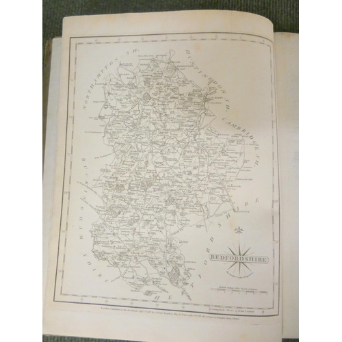 203 - CARY JOHN.  Cary's New & Correct English Atlas Being a New Set of County Maps from Act... 