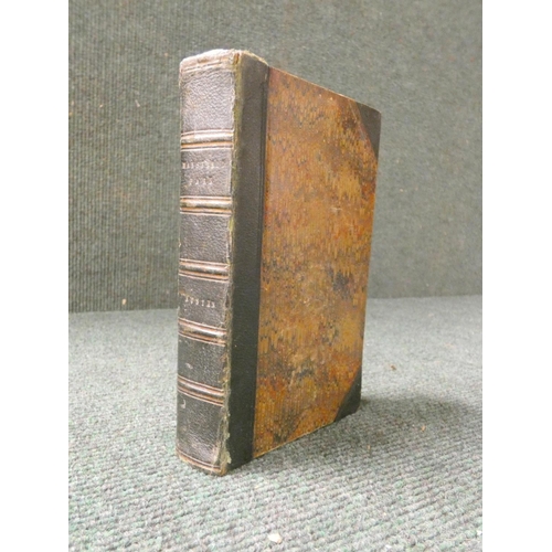 205 - AUSTEN JANE.  Mansfield Park, A Novel. Eng. frontis & title vignette. 12mo. Dark half ... 