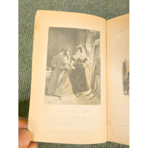 205 - AUSTEN JANE.  Mansfield Park, A Novel. Eng. frontis & title vignette. 12mo. Dark half ... 