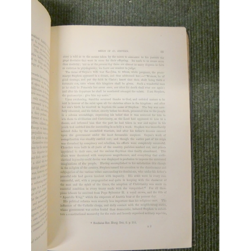 206 - GODKIN EDWIN LAWRENCE.  The History of Hungary & the Magyars. Frontis map & eng. t... 