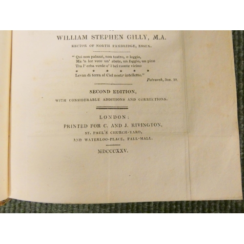 207 - GILLY WILLIAM STEPHEN.  Narrative of an Excursion to the Mountains of Piemont ... & Re... 