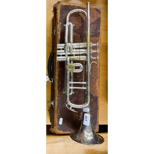 617 - Besson & Co Class A Prototype trumpet in fitted case