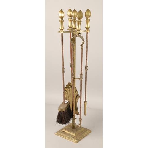 500 - Brass companion stand