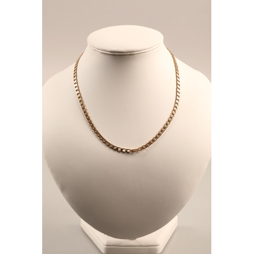 68 - 9ct gold chain necklace, 15.5g