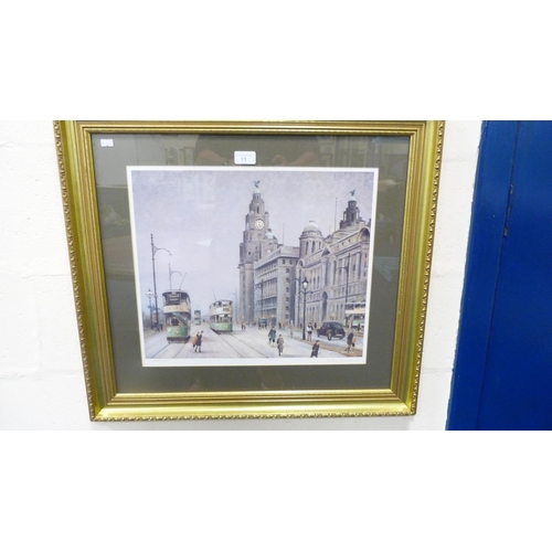 11 - Arthur DelaneyThe Liver Building, Liverpool, and Lime Street, LiverpoolTwo pencil signed limited edi... 