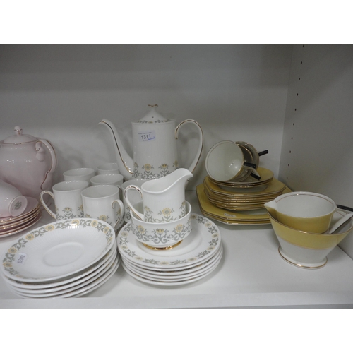 131 - Tea and dinnerwares to include Noritake 'Highclere' pattern , Wedgwood Etruria, Royal Doulton, Tusca... 