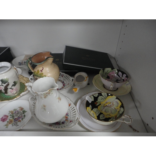 173 - Paragon cabinet cups and saucers, boxed Minton porcelain, Royal Doulton coffee pot, ornaments etc (t... 