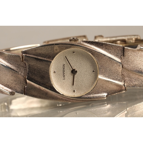 155 - Lapponia sterling silver wristwatch