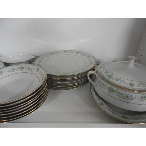 180 - Noritake 'Spring Meadow' pattern part dinner set (one shelf).