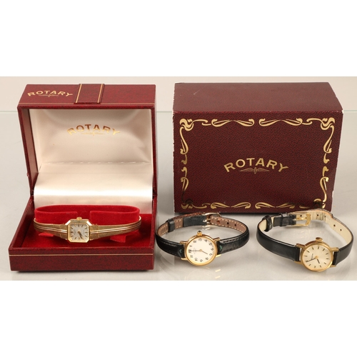 204 - Two Rotary wrist watches and a Bulova (3)