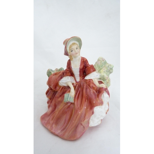 226 - Three Royal Doulton figures, 'Miss Demure', 'Monica' and 'Lydia'.  (3)