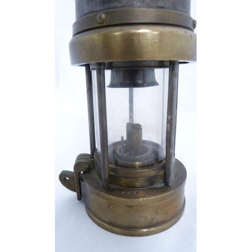 237 - Patterson GPO miner's safety lamp.