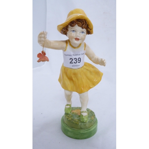 239 - Royal Worcester figure, 'Sunday's Child'.