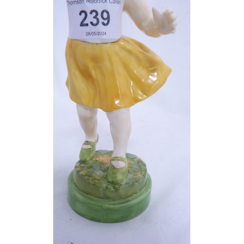 239 - Royal Worcester figure, 'Sunday's Child'.