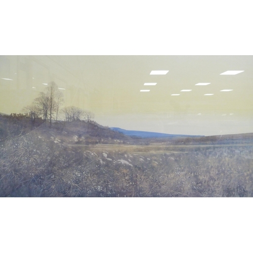 25 - William NealGalloway SunsetSigned, watercolour, label verso for Maxwelltown Gallery.... 