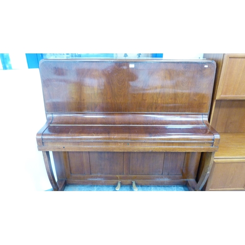 351 - Chappell of London walnut-cased upright piano.