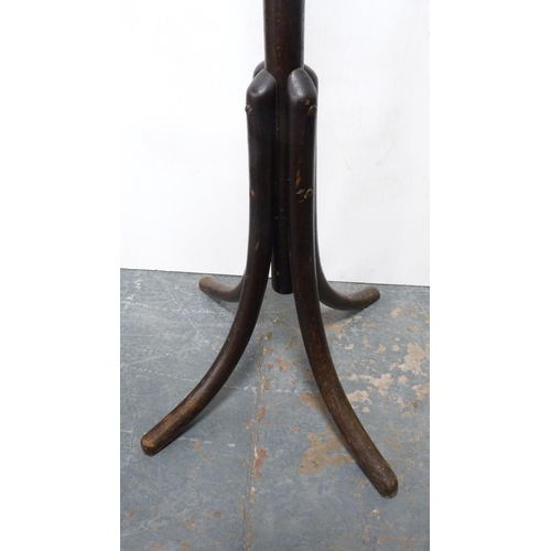 353 - Bentwood-style hat and coat stand.