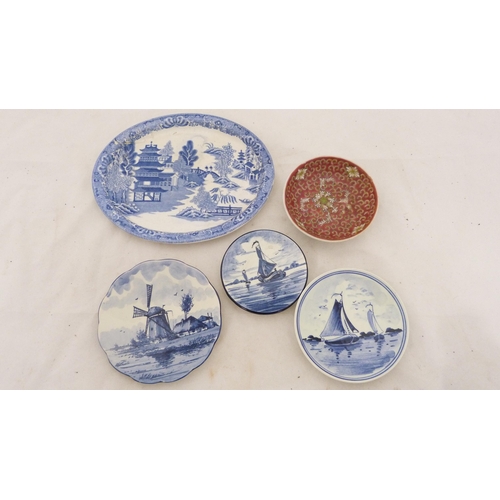 36 - Four pieces Torquay puzzle ware to include an example by Watcombe, also a ginger jar and cover, 20th... 