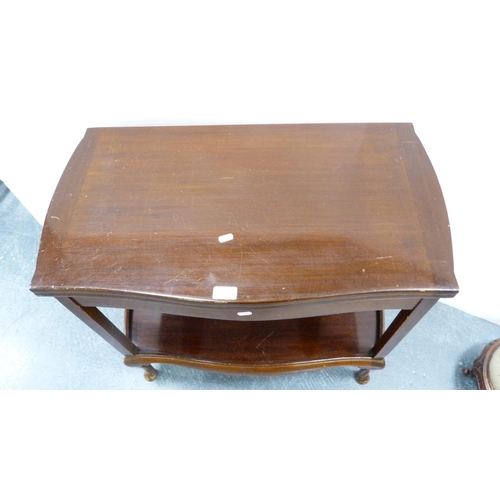 389 - Mahogany fold-over card table.