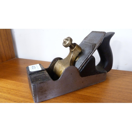 403 - Mountford & Sons metal woodworking plane and a W&P metal and wood-mounted woodworking plane,... 