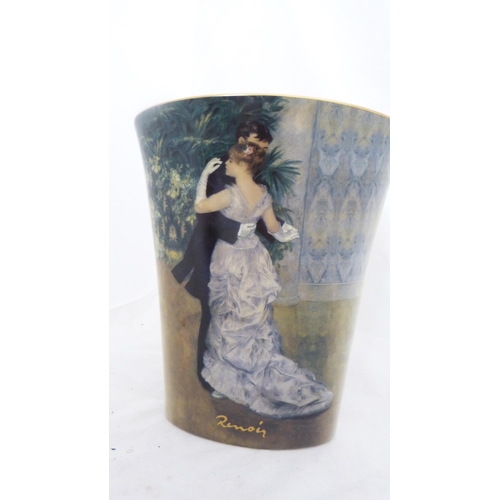 41 - Goebel limited edition porcelain in the theme of Renoir and Paul Cézanne to include a vase, dishes a... 