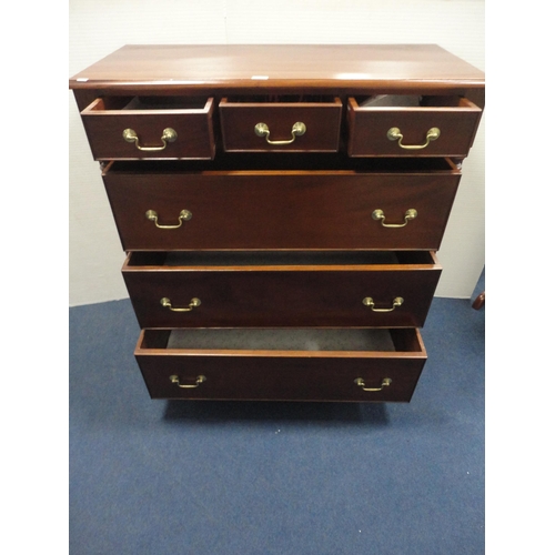 423 - Reproduction Victorian-style chest of drawers.