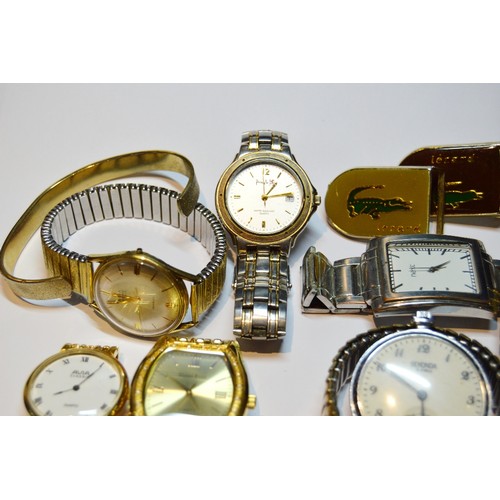 183 - Rotary 9ct gold gent's watch, various other wristwatches and jewellery.