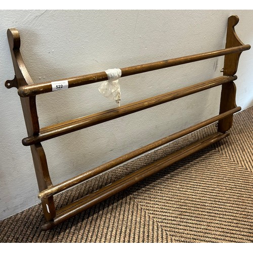 522 - Wall hanging plate rack