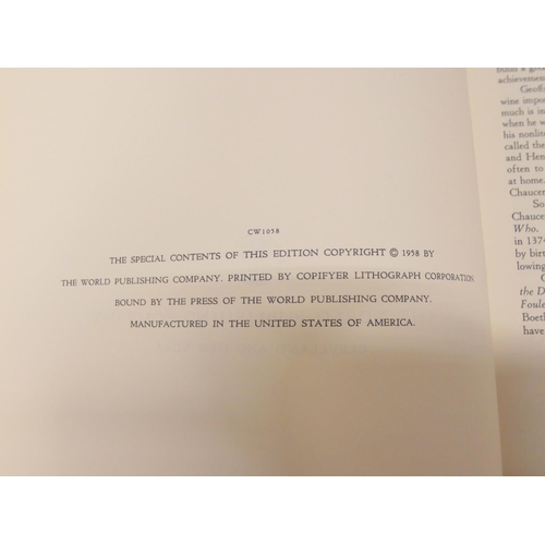 140 - CHAUCER GEOFFREY.  Facsimile of the William Morris Kelmscott Chaucer, ed. by J. T. Winterich. F... 