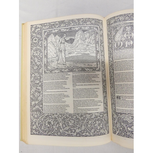 140 - CHAUCER GEOFFREY.  Facsimile of the William Morris Kelmscott Chaucer, ed. by J. T. Winterich. F... 