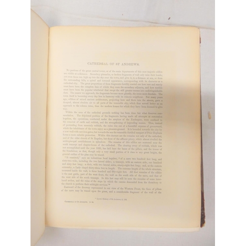 143 - BILLINGS R. W.  The Baronial & Ecclesiastical Antiquities of Scotland. 4 vols. Many en... 
