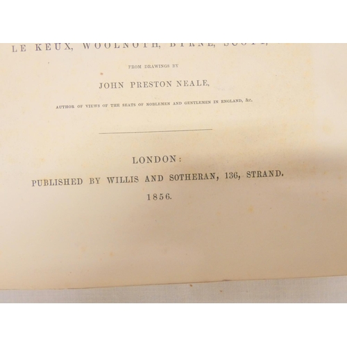 144 - NEALE JOHN PRESTON (Illus).  The History & Antiquities of Westminster Abbey. Eng. fron... 